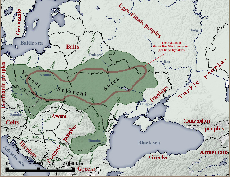 Sloveni u prvim decenijama VI vijeka